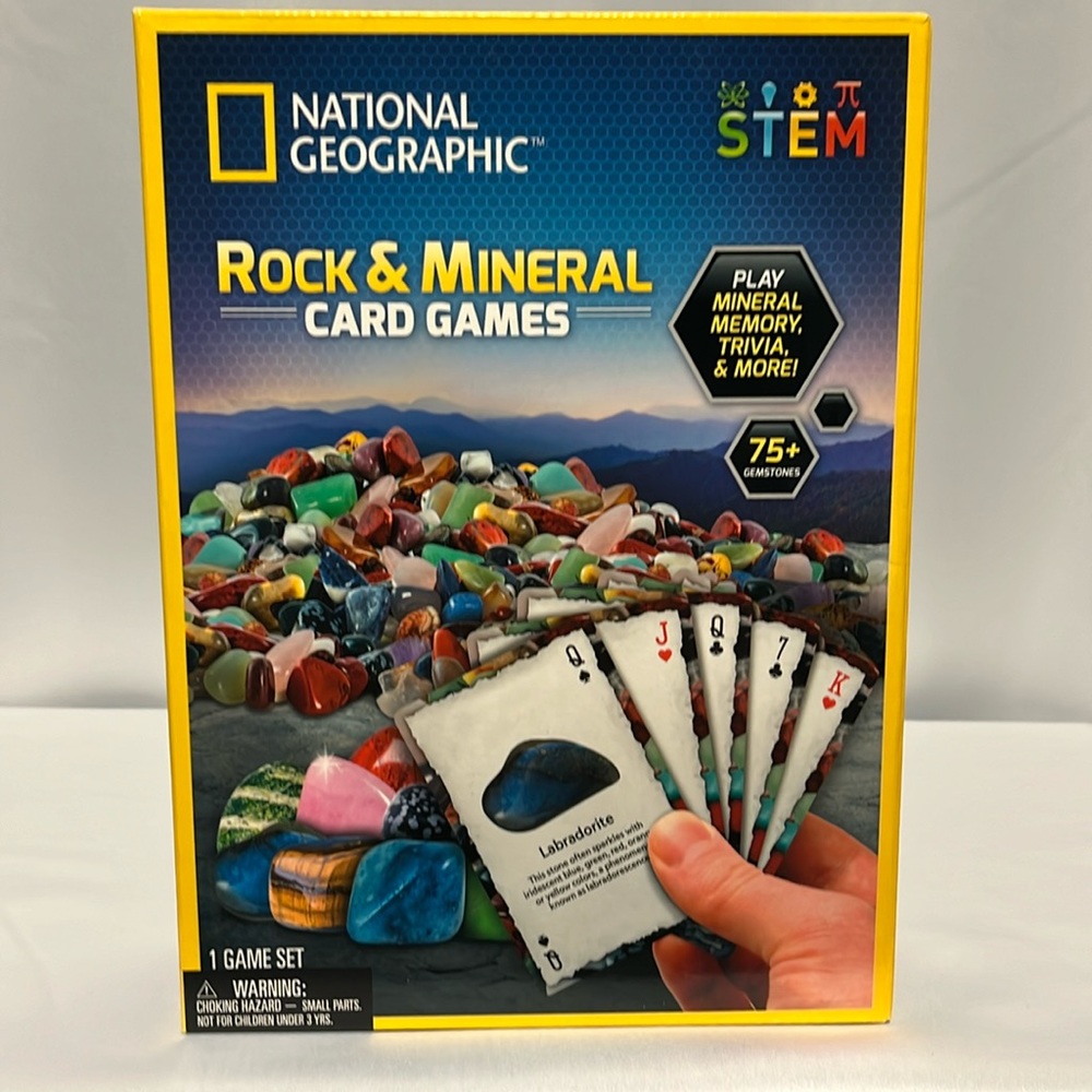 National Geographic, Rock & Mineral, Card Game